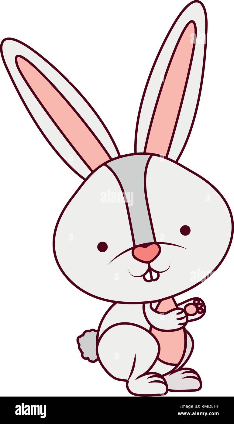 cute rabbit isolated icon Stock Vector Image & Art - Alamy