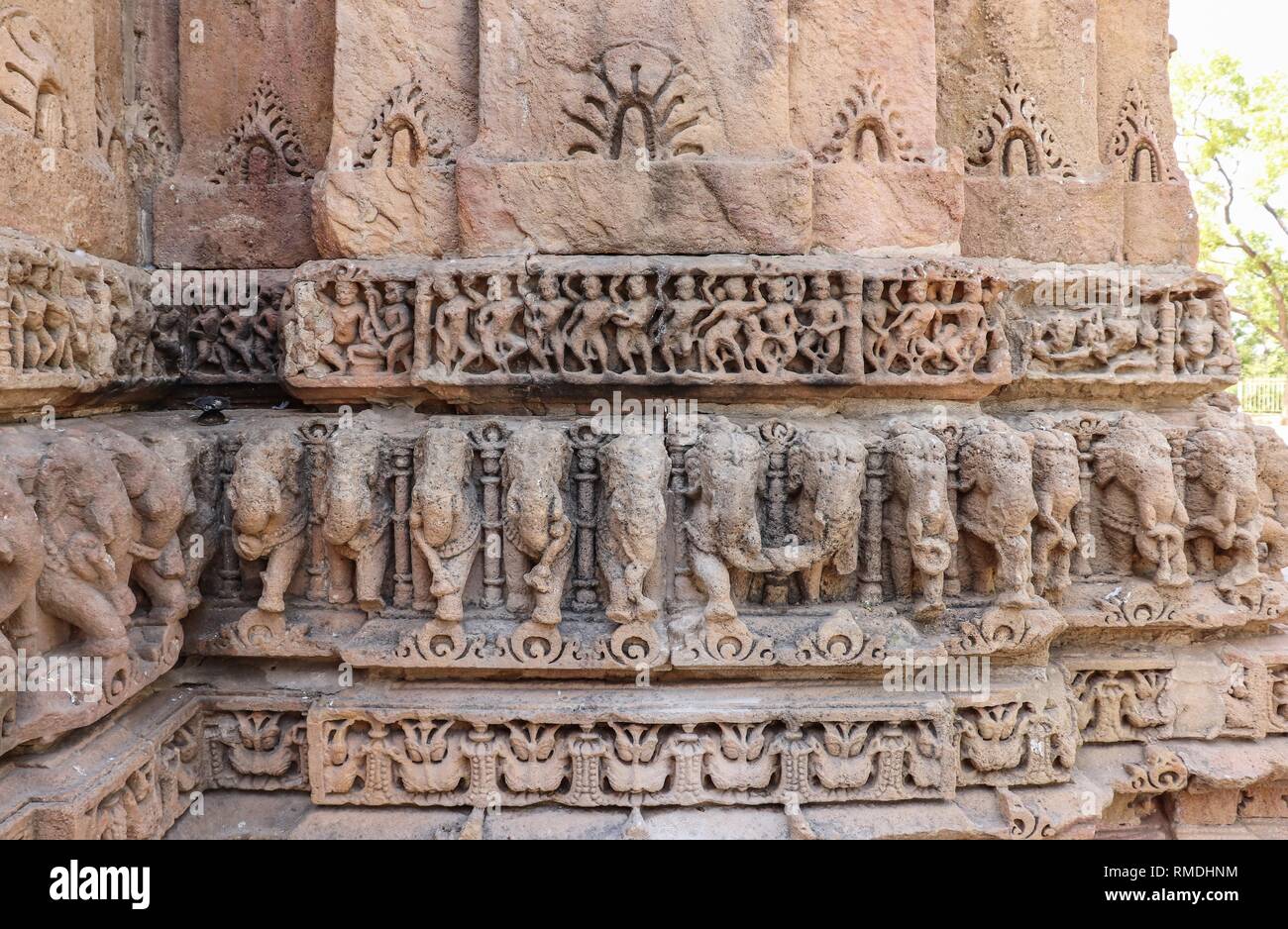 The Sun Temple-Modhera,Gujarat-India Stock Photo