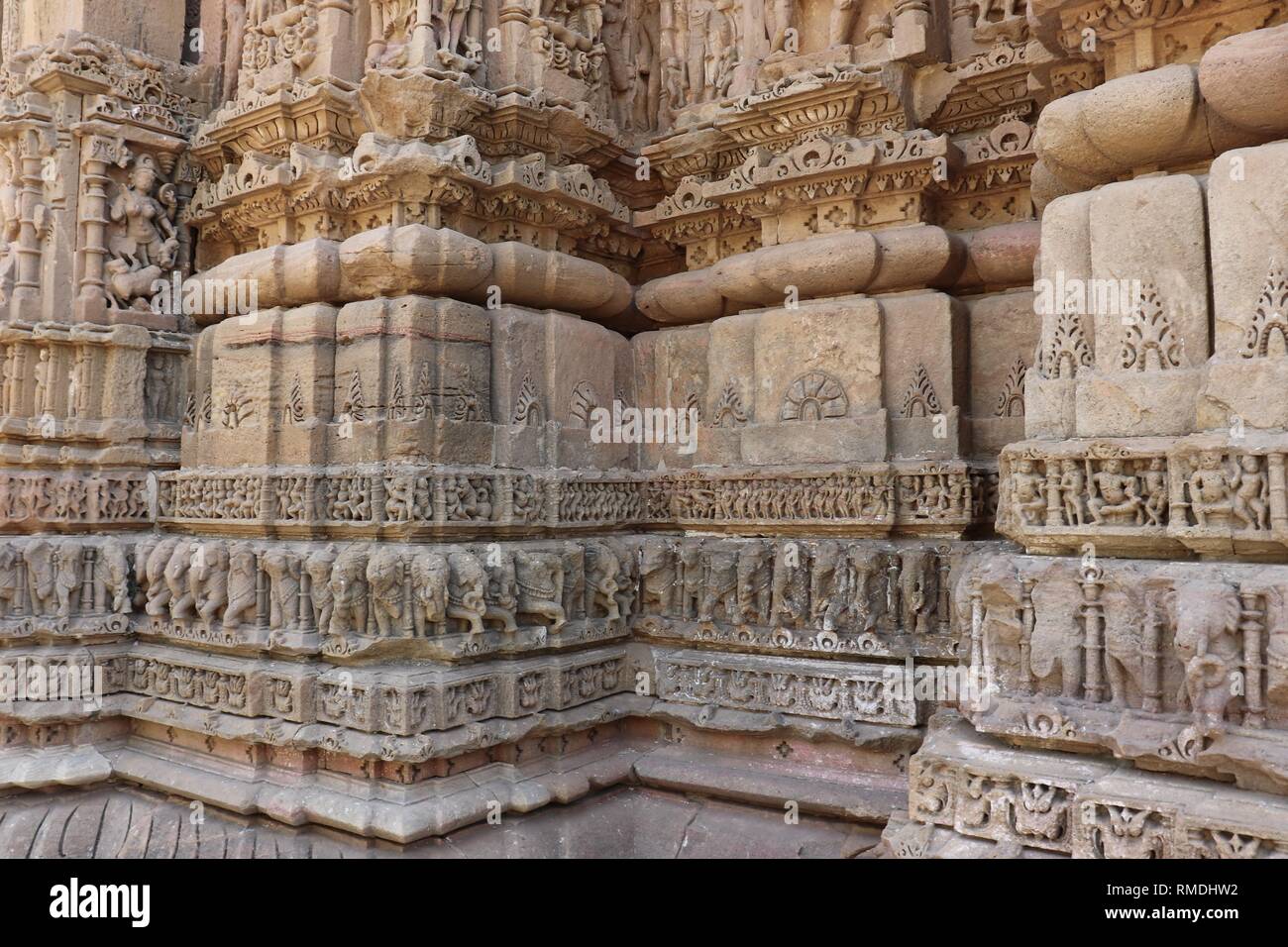 The Sun Temple-Modhera,Gujarat-India Stock Photo