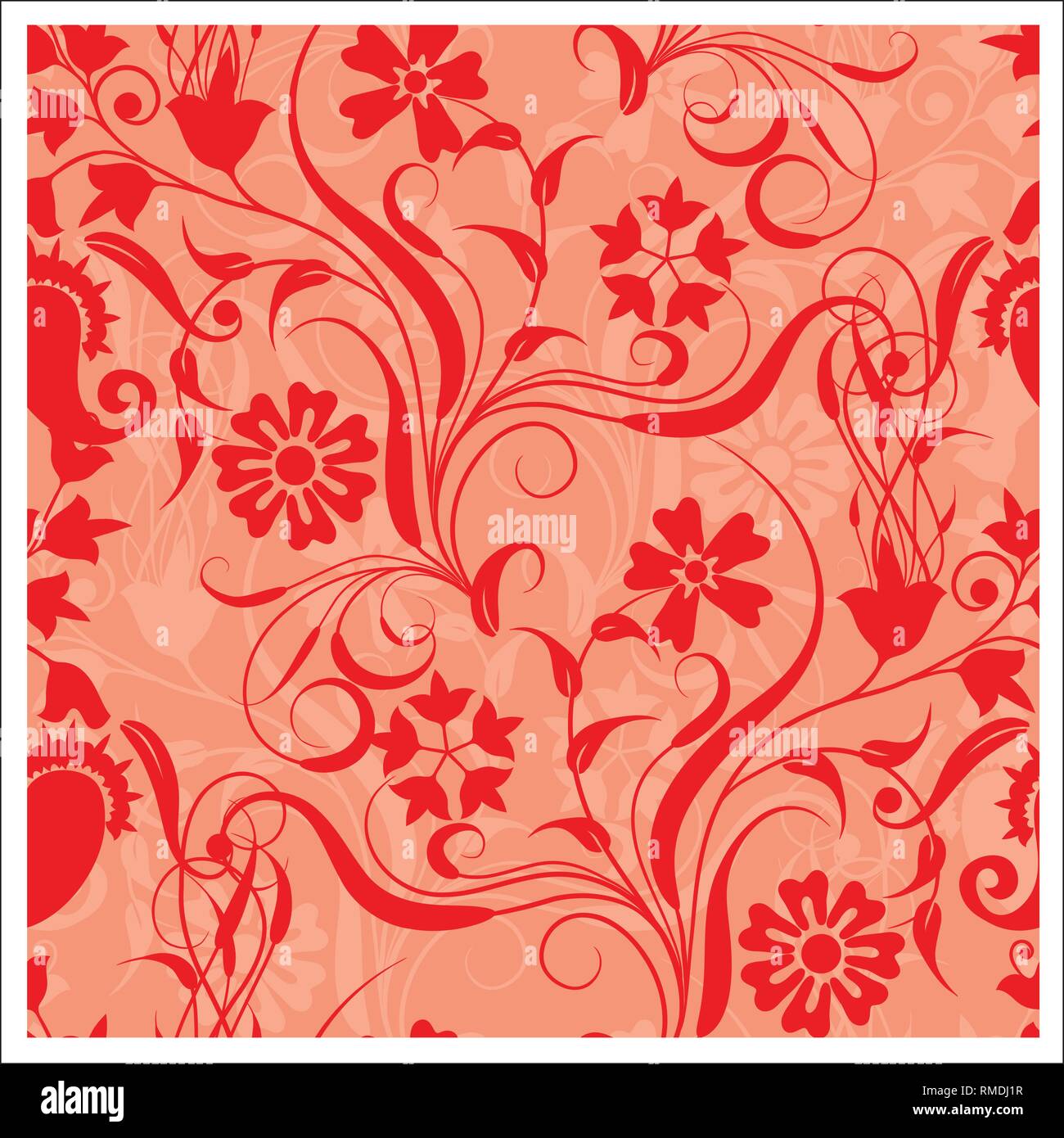 Batik Design Style Patterns Are The Same For Fabric Design