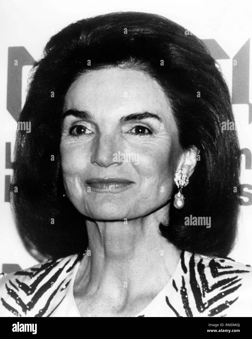 Jacqueline Kennedy, journalist, USA, portrait probably from around 1990. Stock Photo