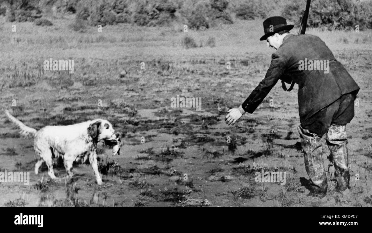 hunting, 1939 Stock Photo