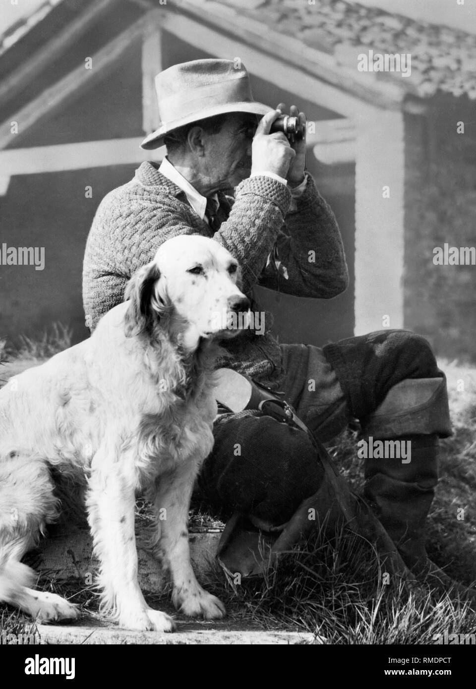 hunting, 1947 Stock Photo
