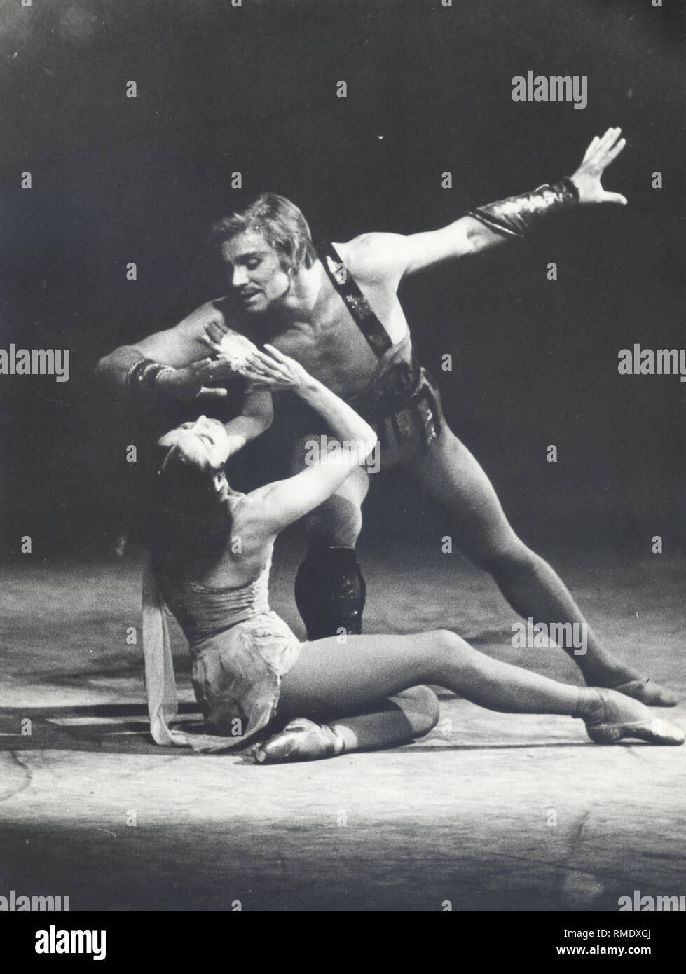 'Scene from the ballet ''Spartacus'' by Aram Khachaturian'. Photograph Stock Photo