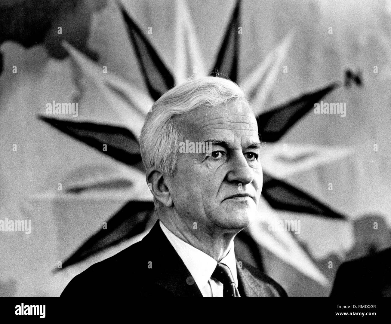 Federal President Richard von Weizsaecker. Stock Photo