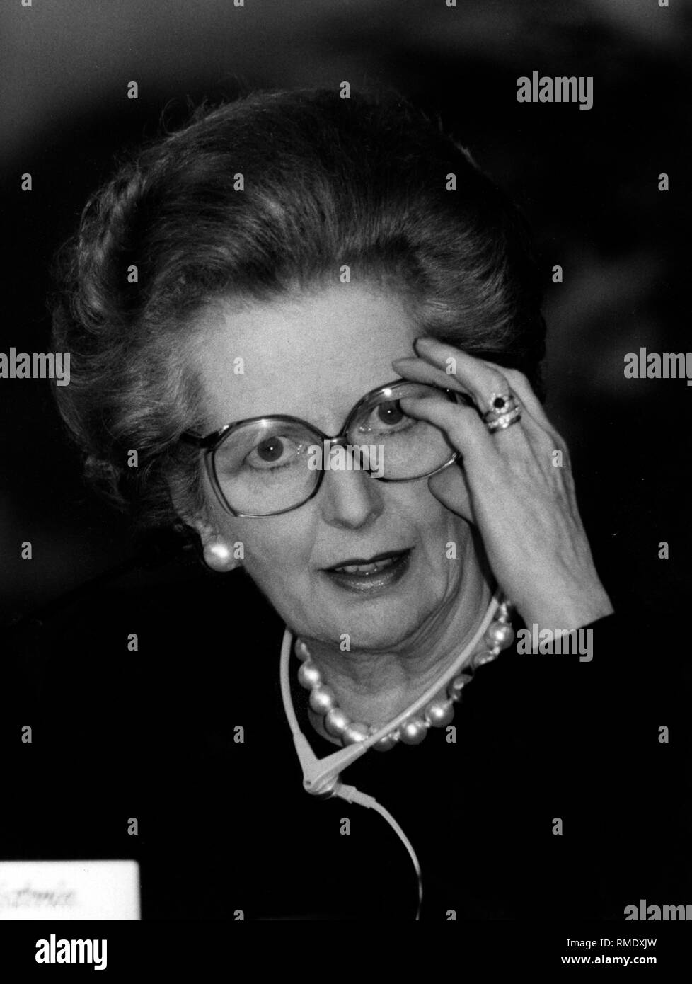 Margaret thatcher Black and White Stock Photos & Images Alamy