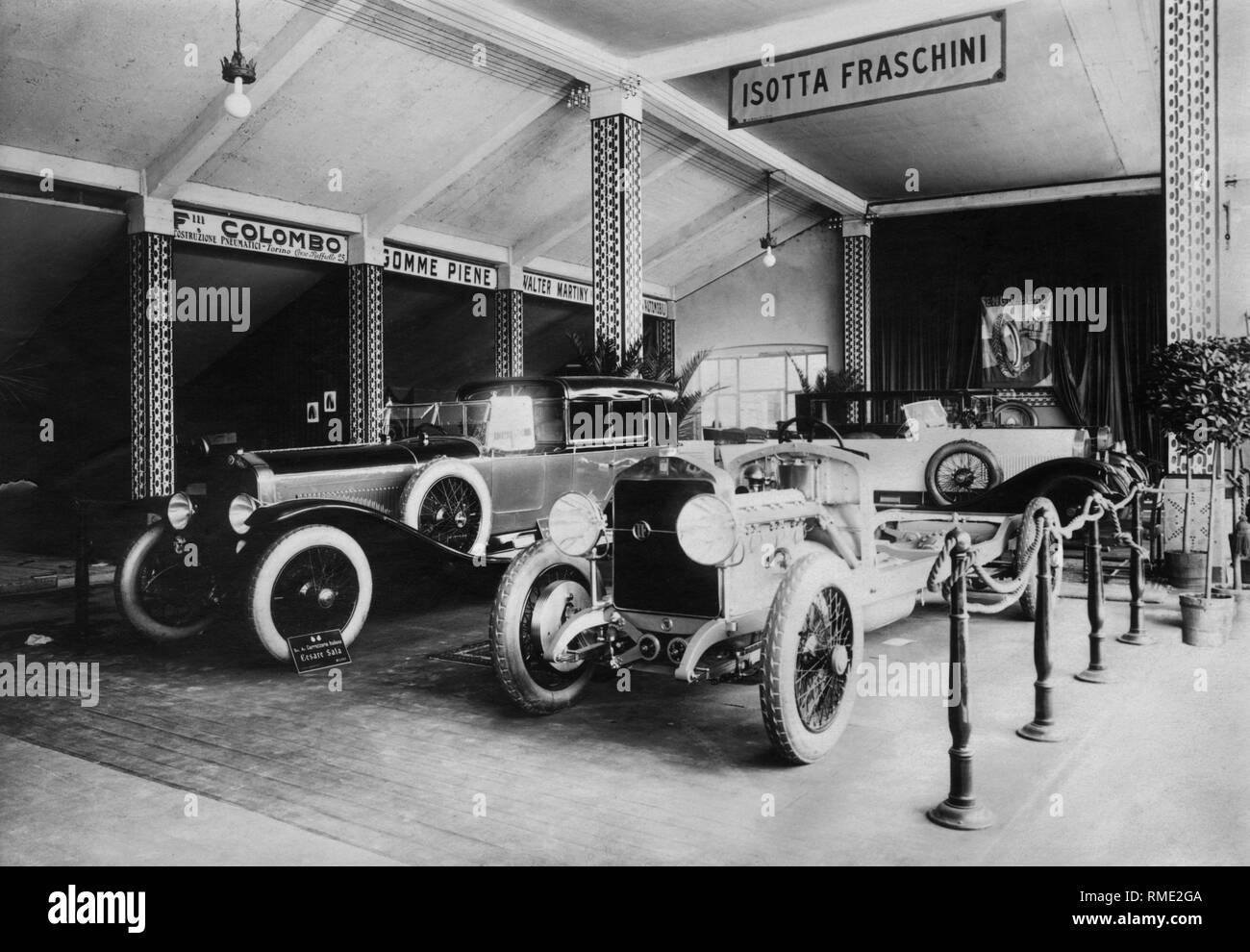 International Motor Show, isotta fraschini, turin, piedmont, Italy 1910-20 Stock Photo