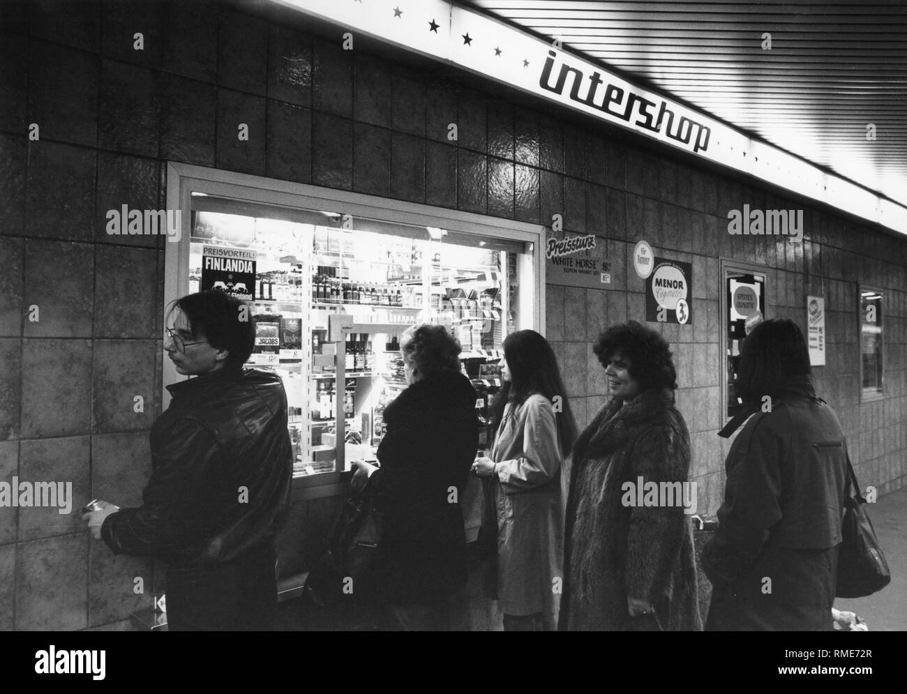 Intershop In Friedrichstrasse In East Berlin Undated Photo Probably In The 1960s Stock Photo Alamy
