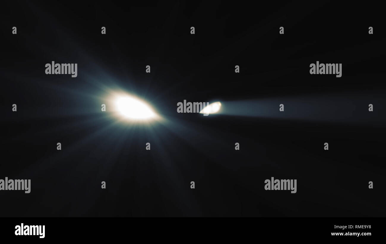Headlight Animation Animation of car headlight on black background. Luminous headlights of ...