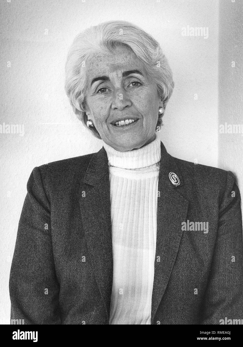 Hildegard Hamm-Bruecher (born 1921), a German FDP politician Stock Photo -  Alamy