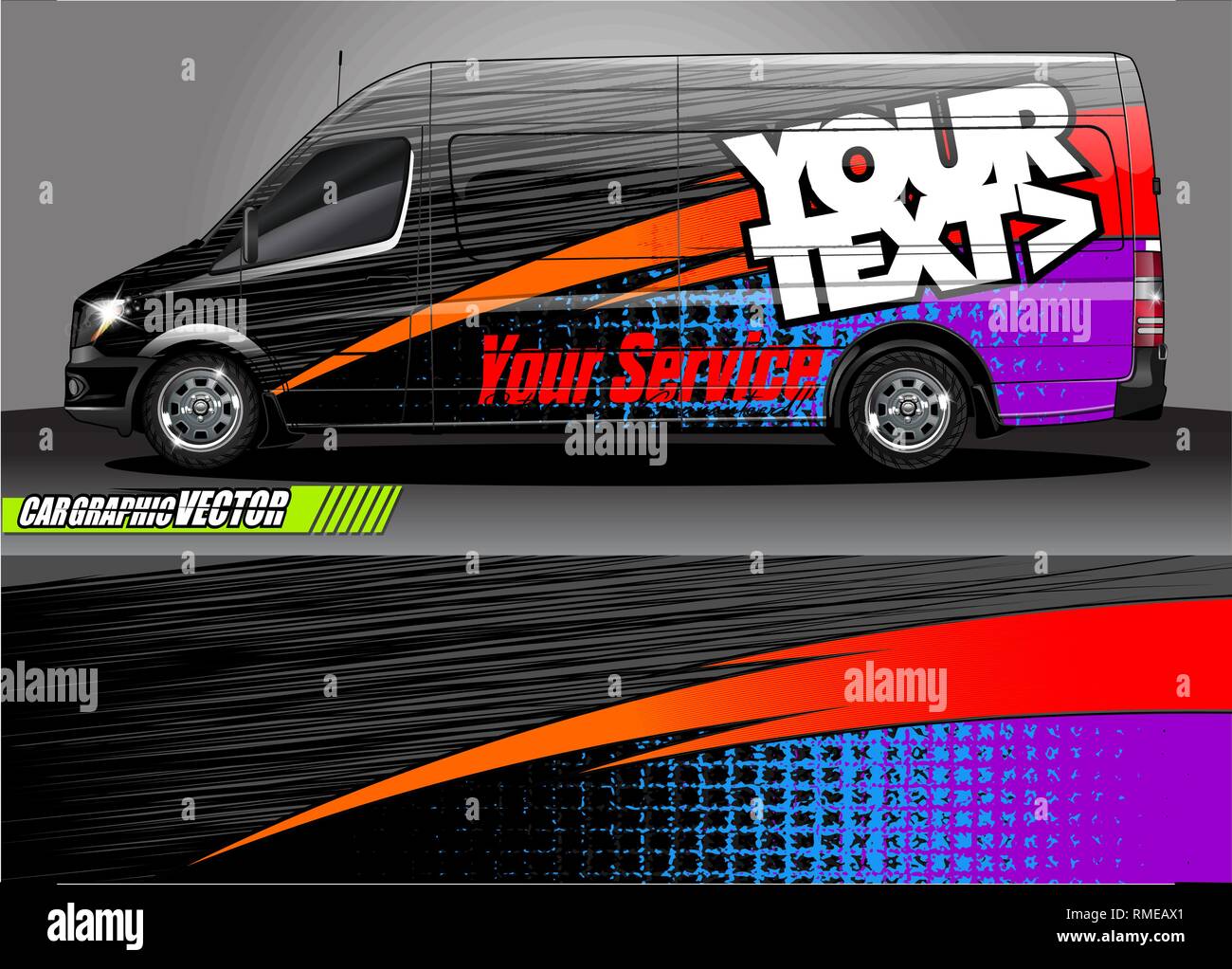 car wrap design. simple lines with abstract background vector concept for vehicle vinyl wrap and