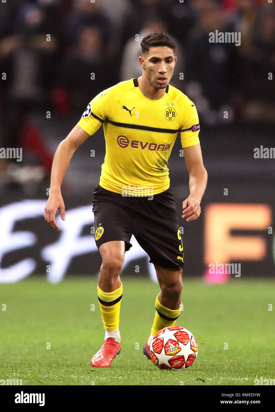 Borussia Dortmund's Achraf Hakimi Stock Photo - Alamy