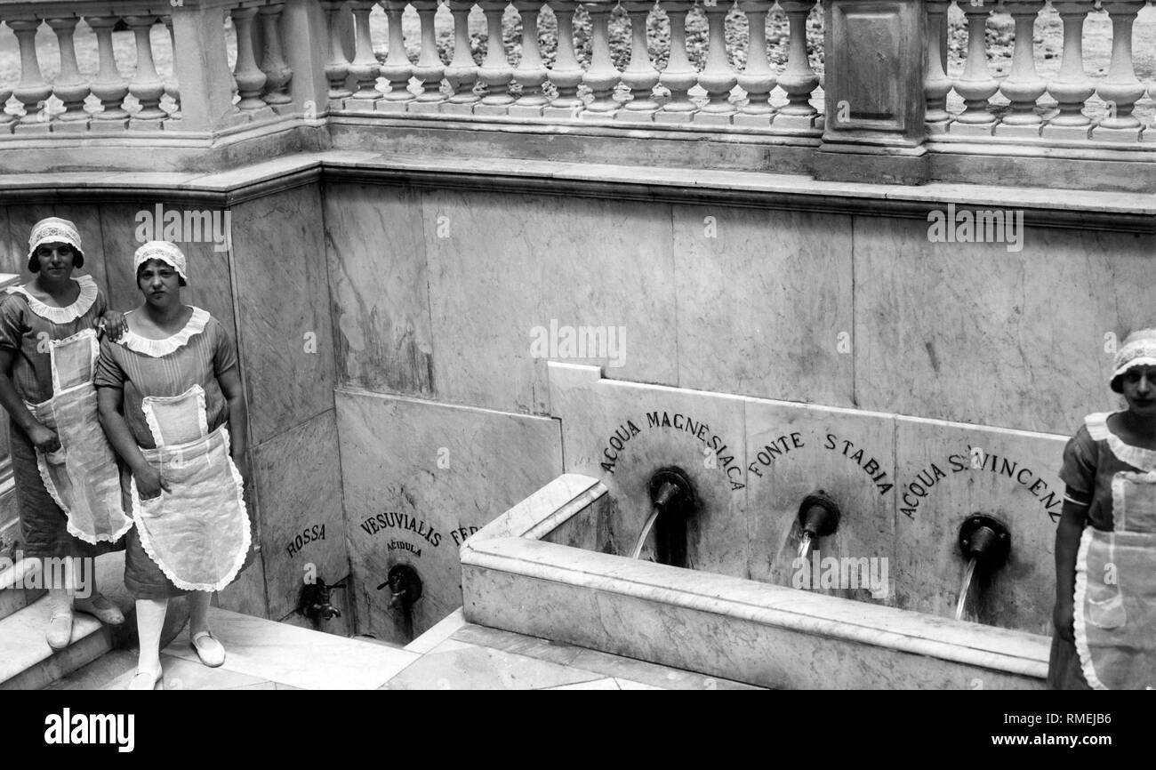 spa, castellammare di stabia, campania, italy 1920 1930 Stock Photo