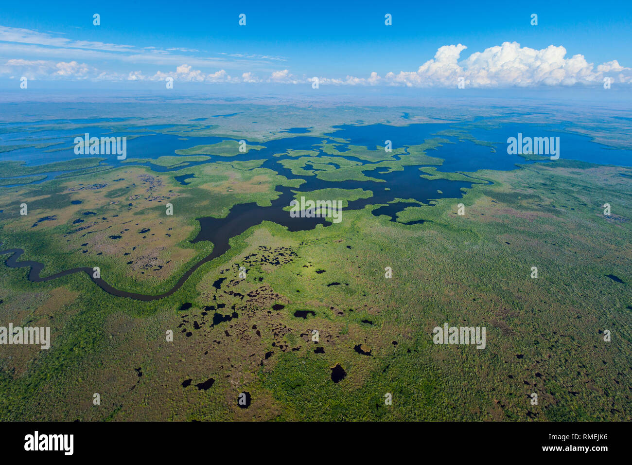 Aerial view everglades national park hires stock photography and