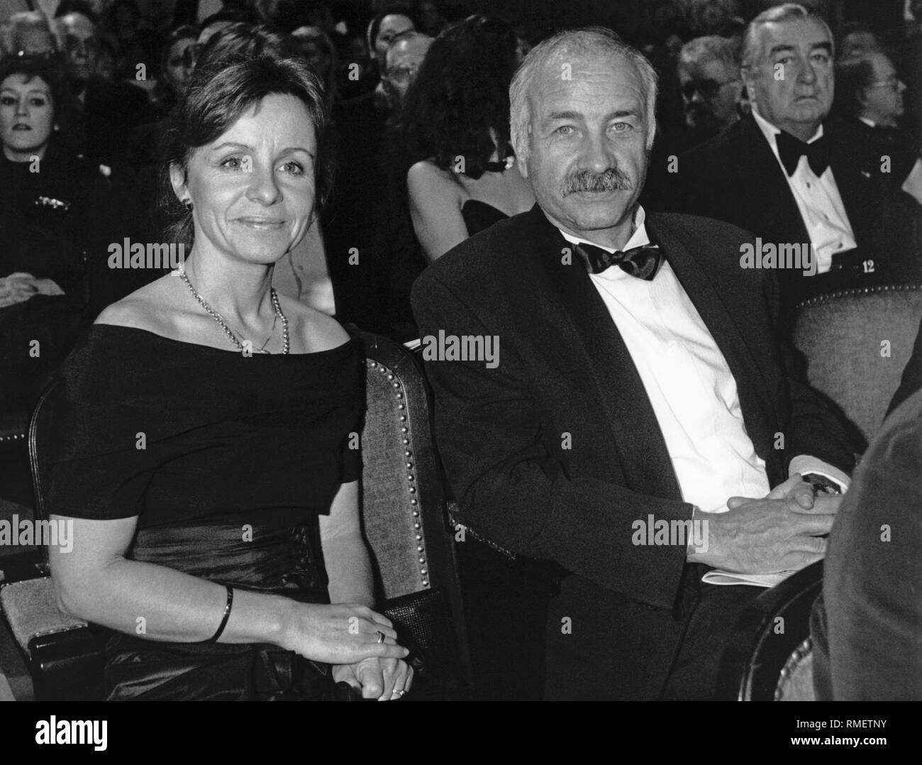 Armin Mueller-Stahl, German actor and wife Gabriele. Undated photo. Stock Photo