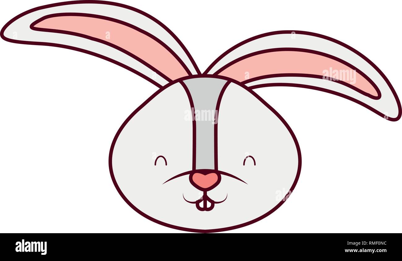 rabbit head isolated icon Stock Vector Image & Art - Alamy