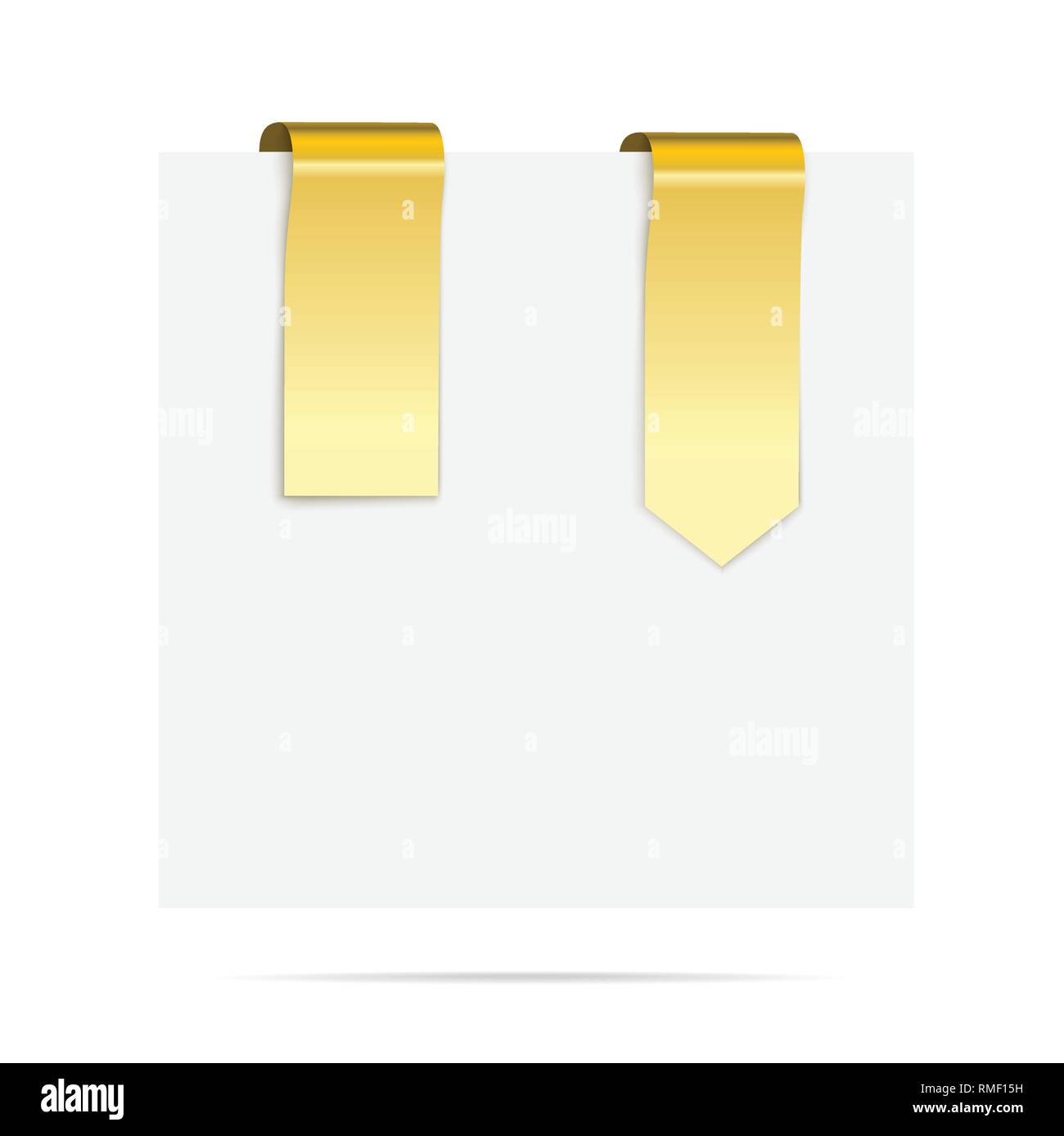 Golden Ribbons - Vector Design Elements for design Stock Vector