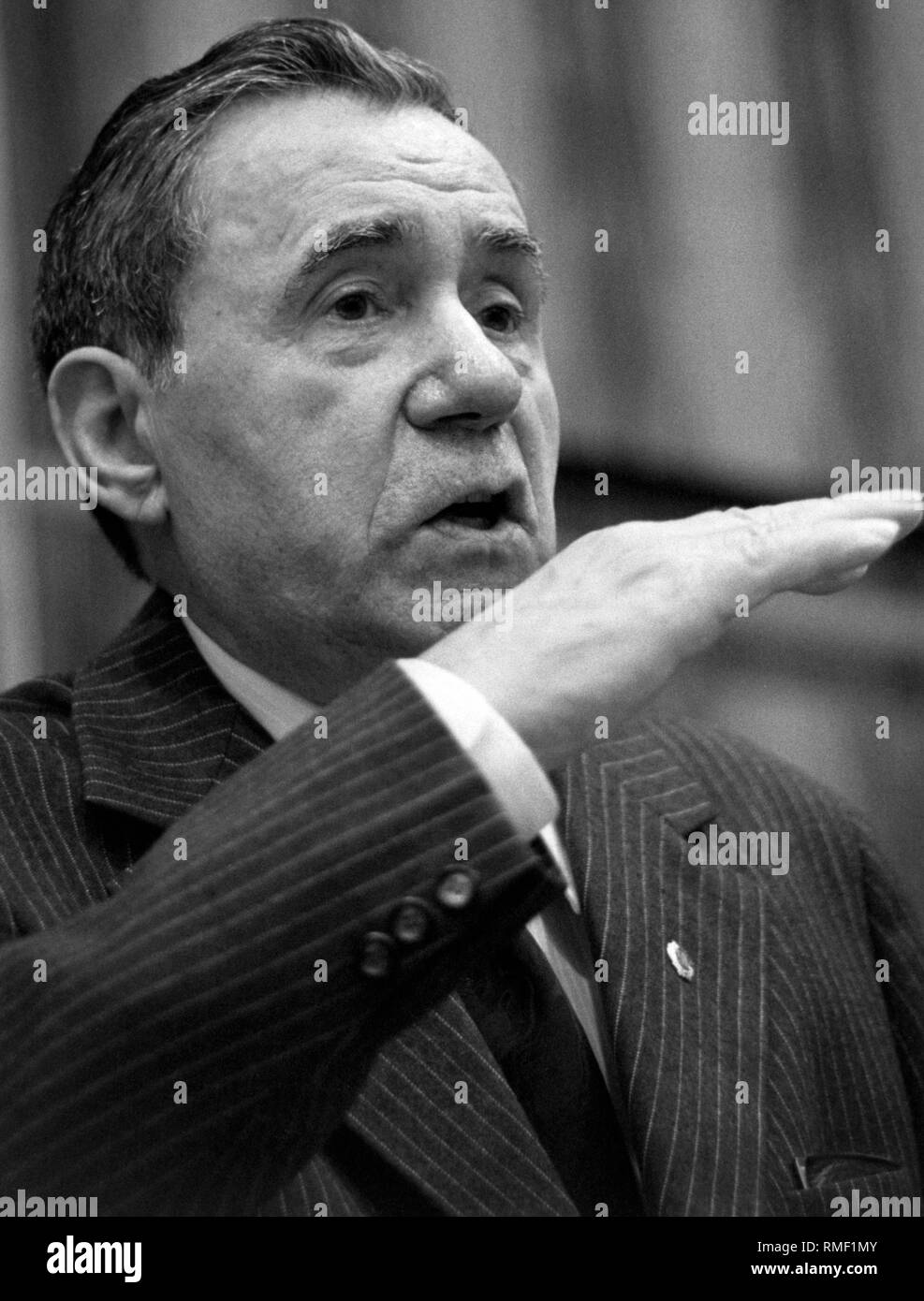 The Soviet Foreign Minister Andrei Gromyko (undated photo). Stock Photo