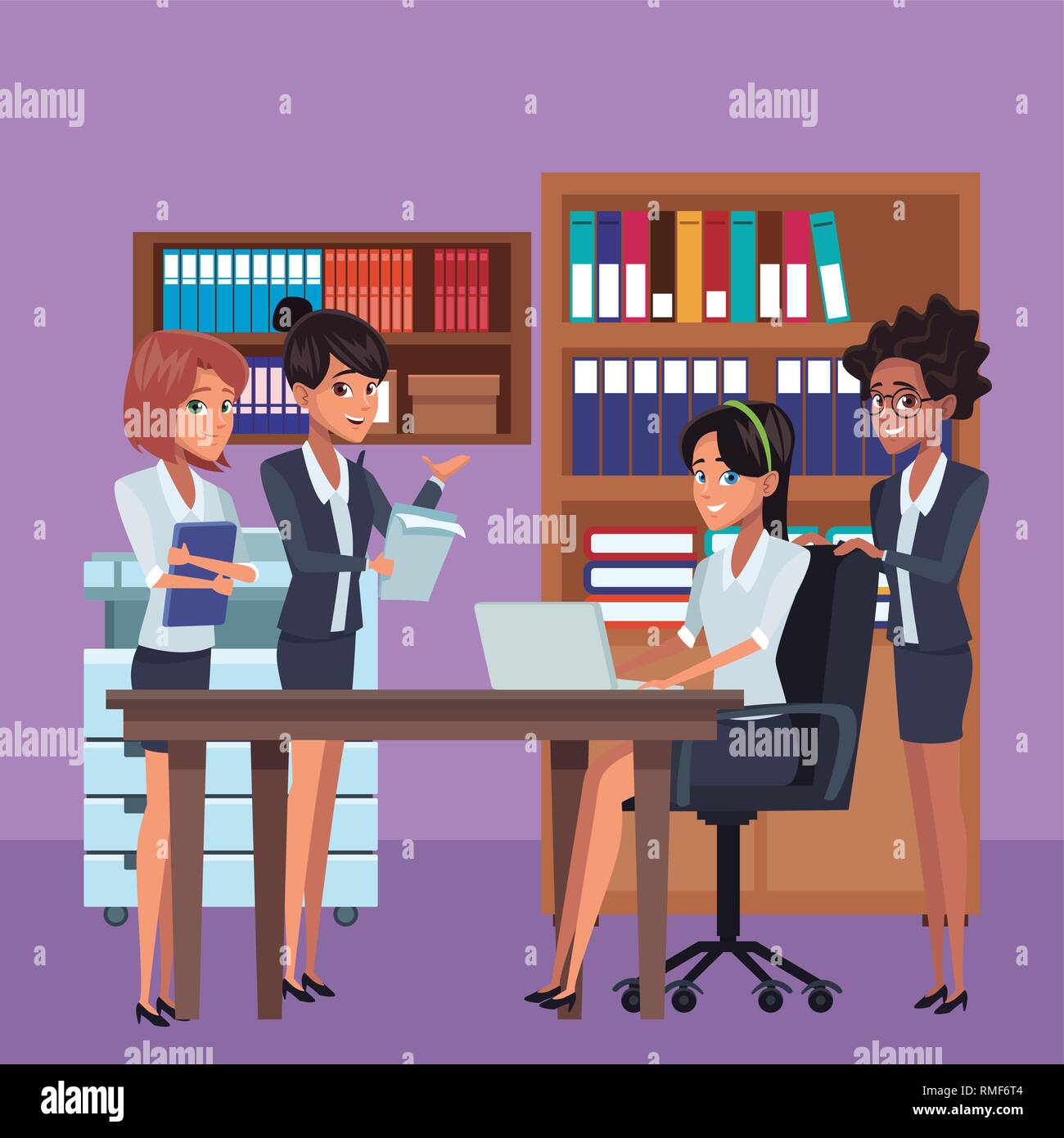 business teamwork meeting Stock Vector Image & Art - Alamy