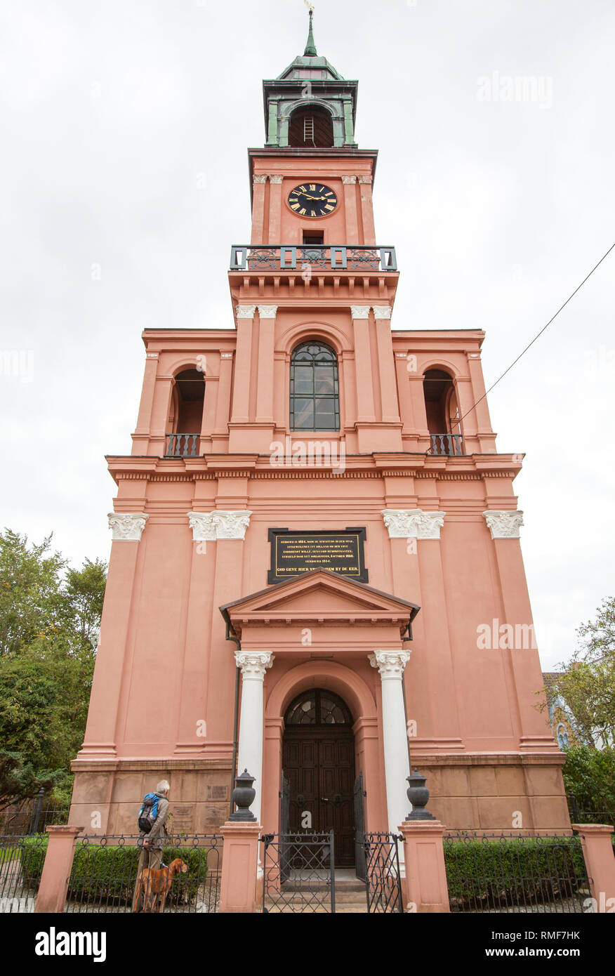 Remonstrant church of Friedrichstadt, North Friesland district, Schleswig-Holstein, Germany, Europe Stock Photo