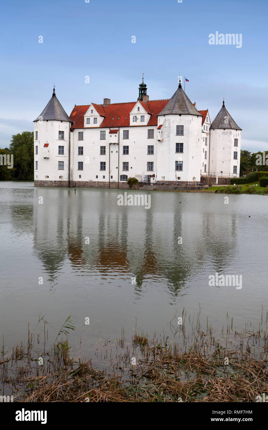 Glücksburg Castle, Schleswig, Schleswig-Holstein, Germany, Europe Stock Photo
