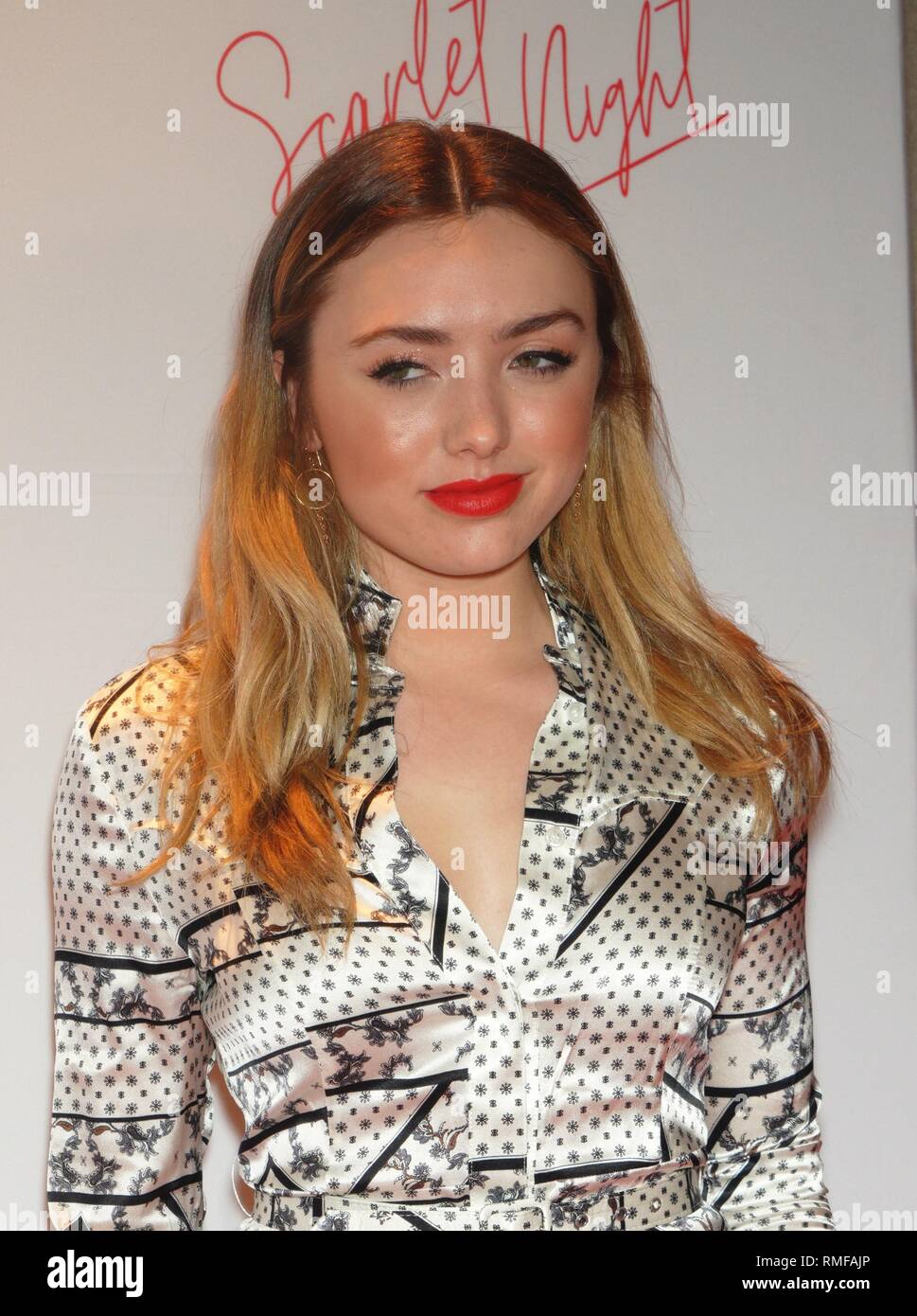 New York, NY, USA. 14th Feb, 2019. Peyton List at arrivals for Virgin