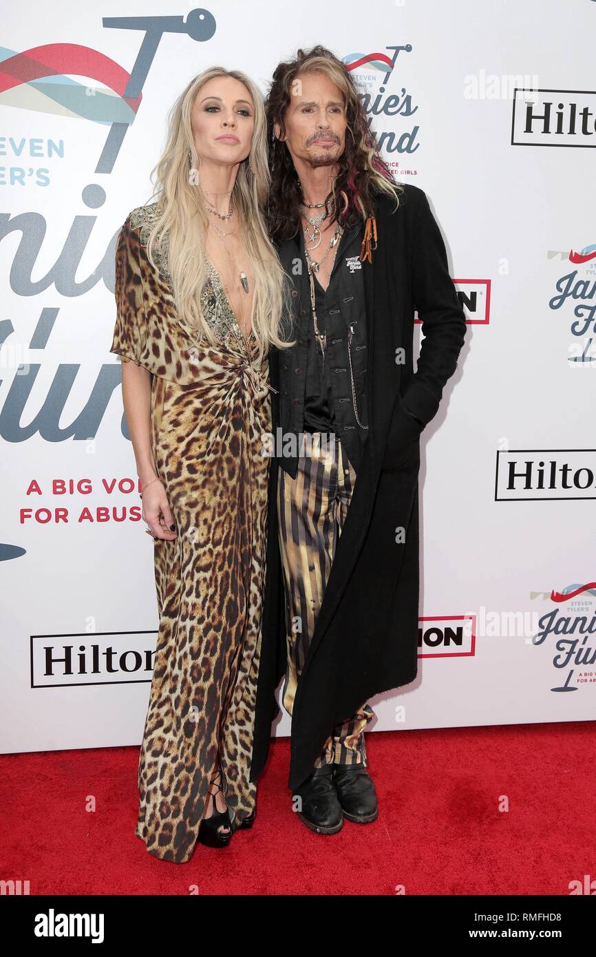 Los Angeles Ca Usa 10th Feb 19 Aimee Preston Steven Tyler At Arrivals For Grammy Awards Viewing Party To Benefit Janie S Fund Raleigh Studios Hollywood Los Angeles Ca February 10 19 Credit
