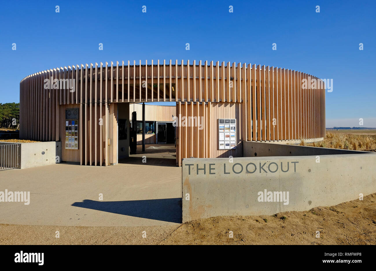 the lookout facility, holkham estate, north norfolk, england Stock