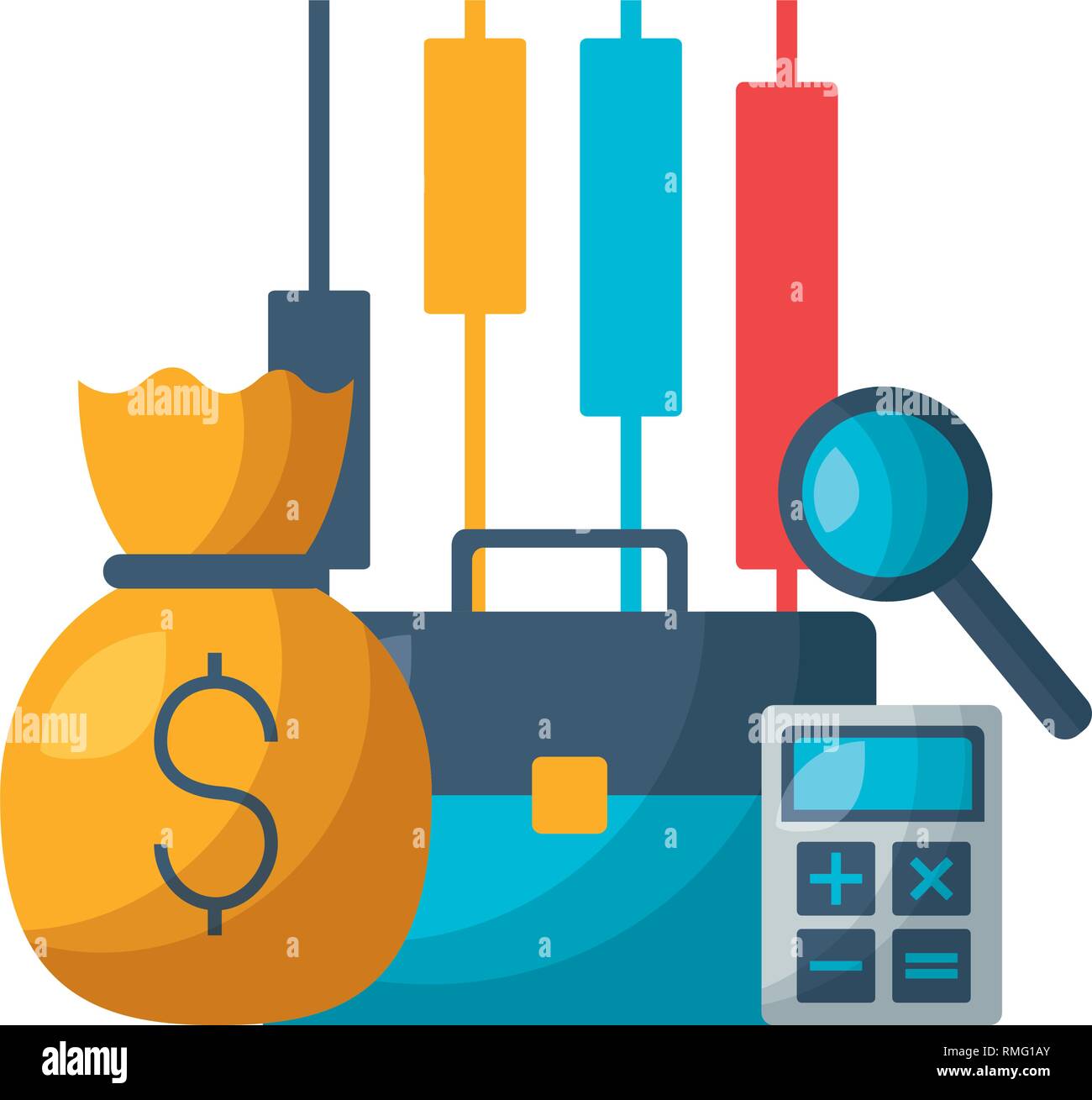 stock market image Stock Vector Image & Art - Alamy