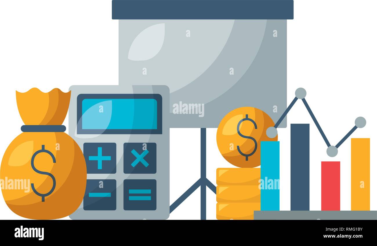 stock market image Stock Vector