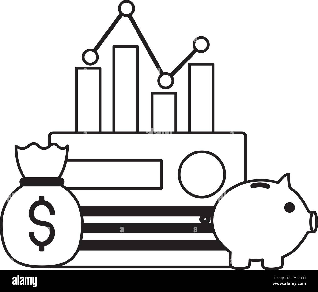 stock market image Stock Vector Image & Art - Alamy