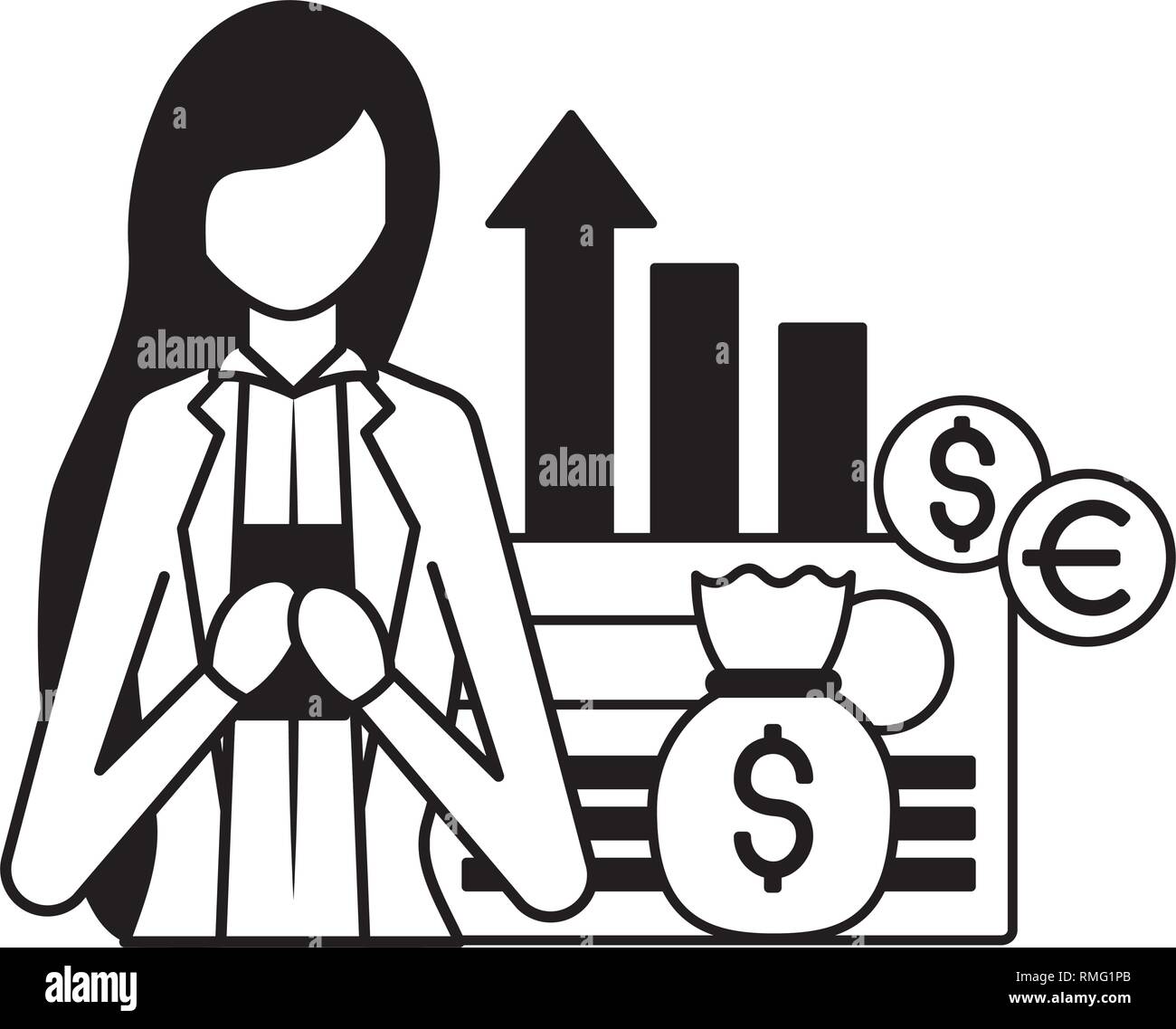 stock market image Stock Vector Image & Art - Alamy