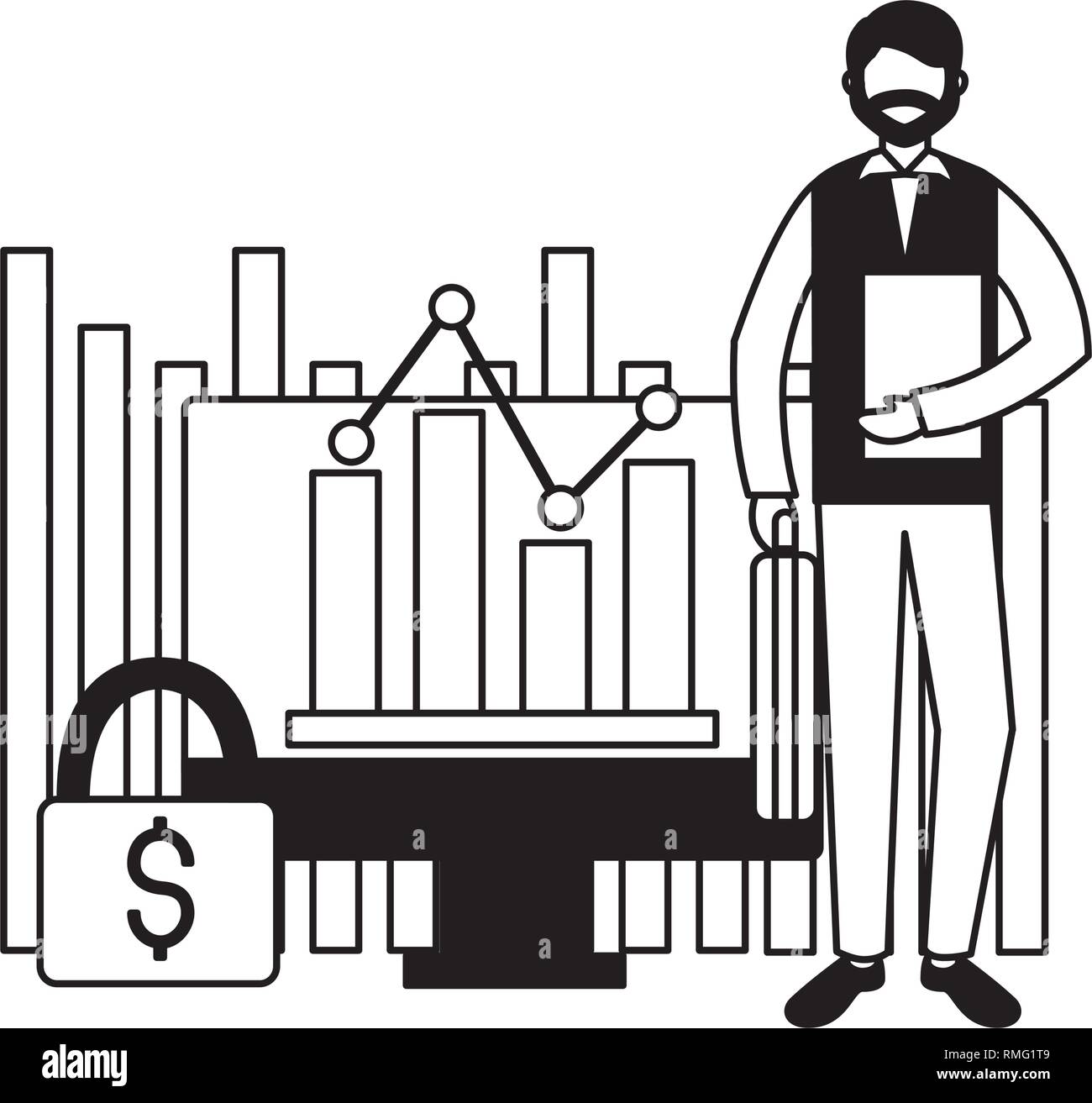 stock market image Stock Vector Image & Art - Alamy