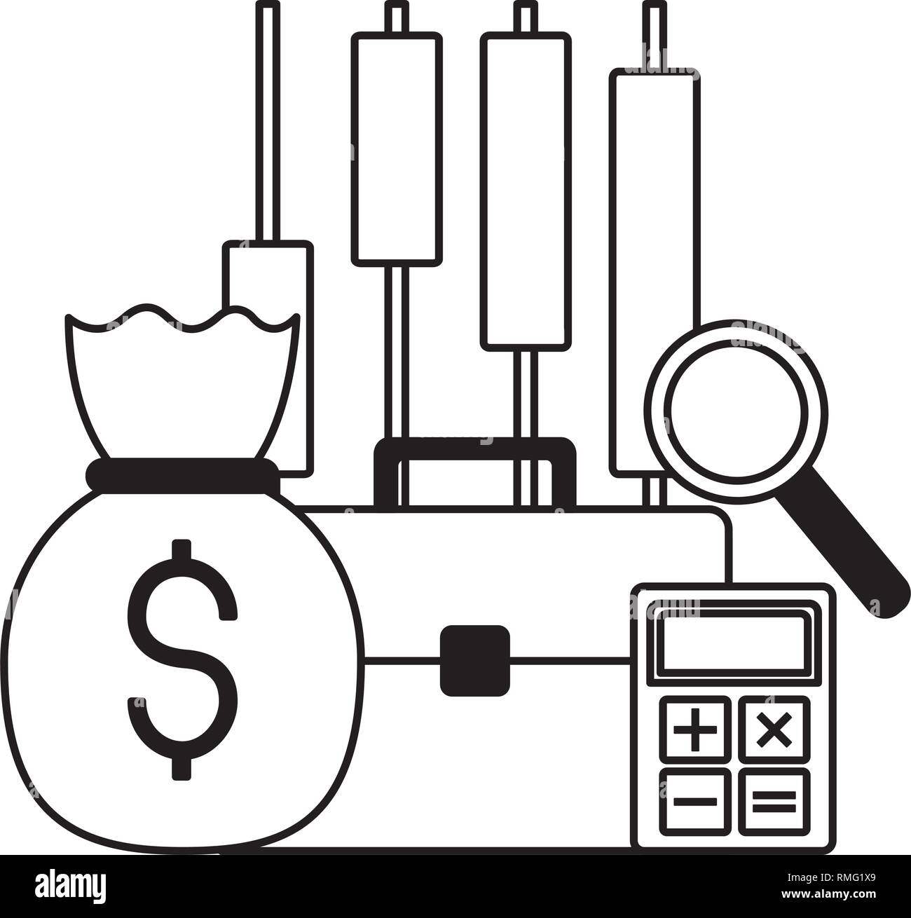stock market image Stock Vector Image & Art - Alamy