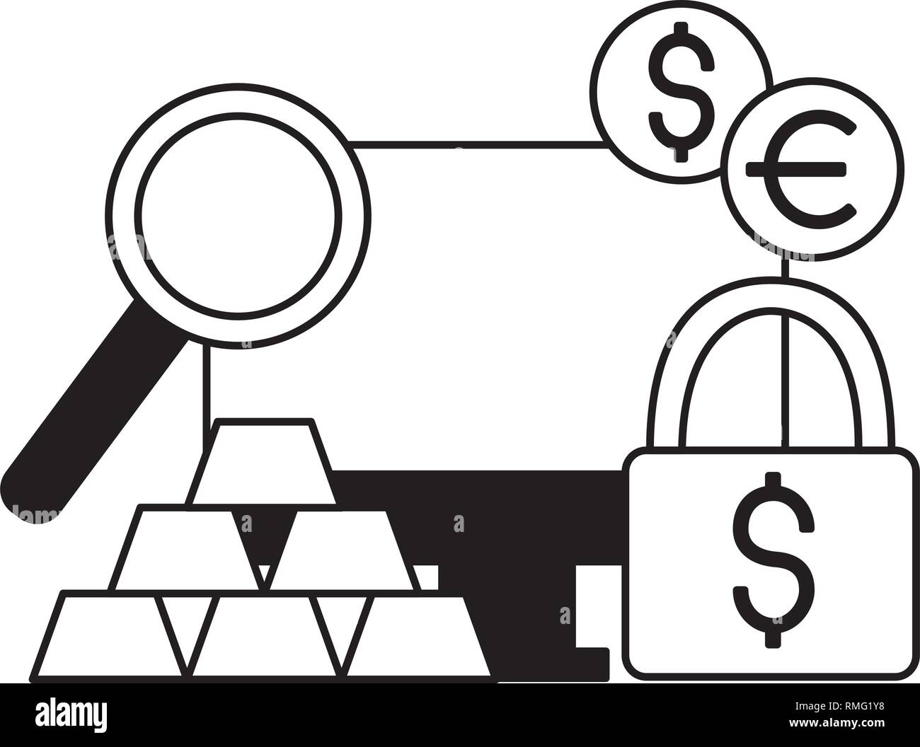 stock market image Stock Vector Image & Art - Alamy