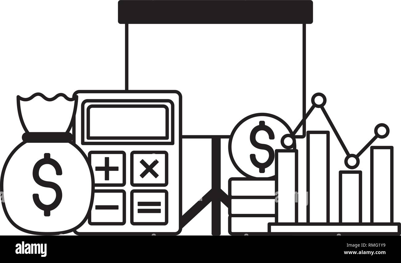 stock market image Stock Vector