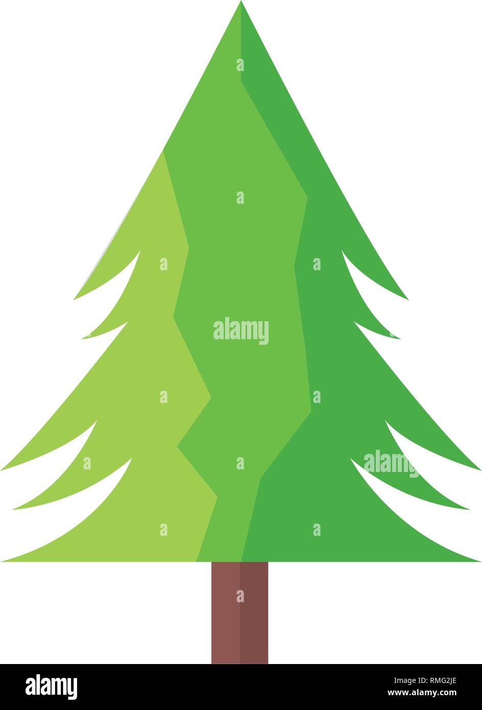 tree pine forest Stock Vector Image & Art - Alamy