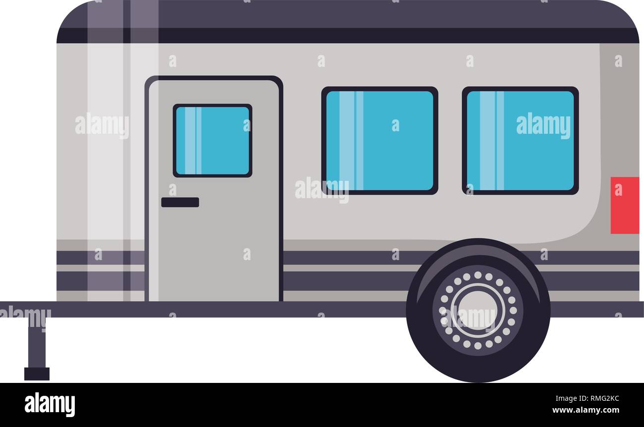 Trailer campground Stock Vector Images - Alamy