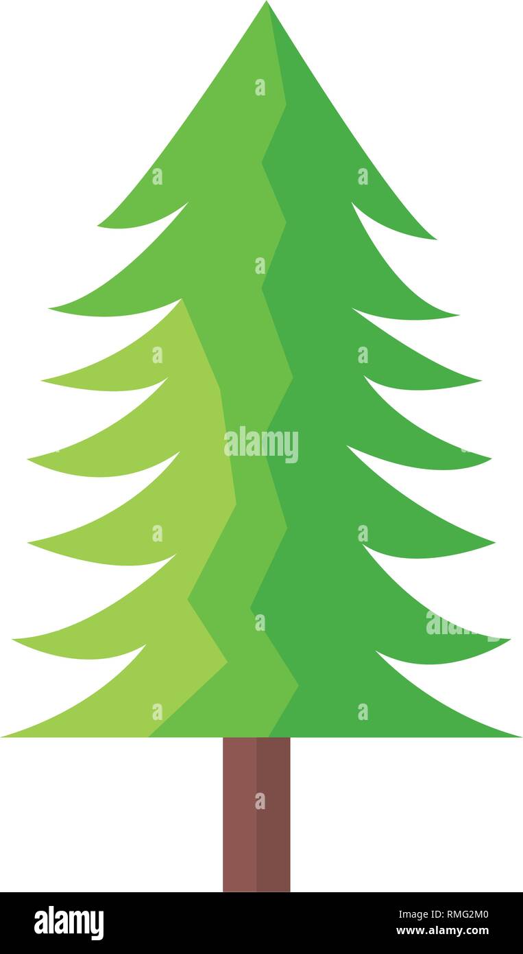 tree pine forest Stock Vector Image & Art - Alamy