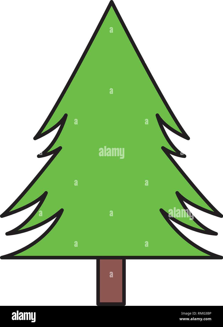 tree pine forest Stock Vector Image & Art Alamy