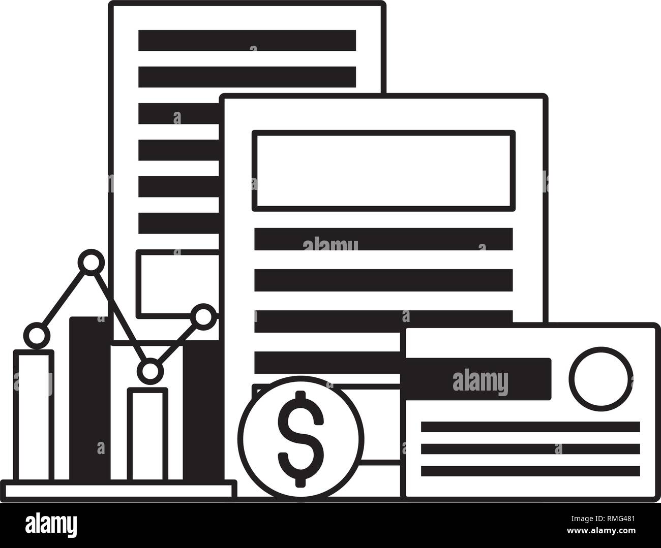 stock market image Stock Vector Image & Art - Alamy