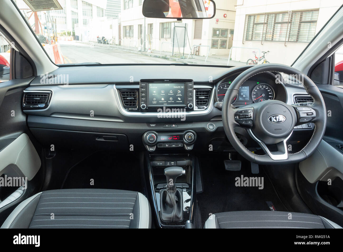 Hong Kong, China Dec 21, 2018 : Kia Stonic DCT Interior Dec 21 2018 in Hong  Kong Stock Photo - Alamy