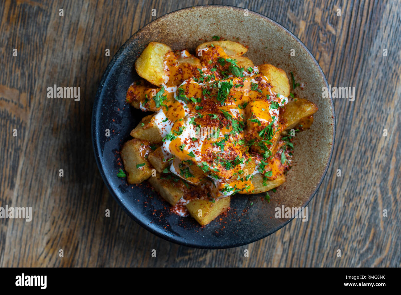 tapas served on the small plates Stock Photo Alamy