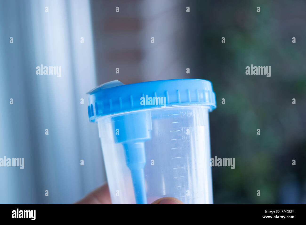 Medical urine test cup to hold patient dope testing anti drugs, sample