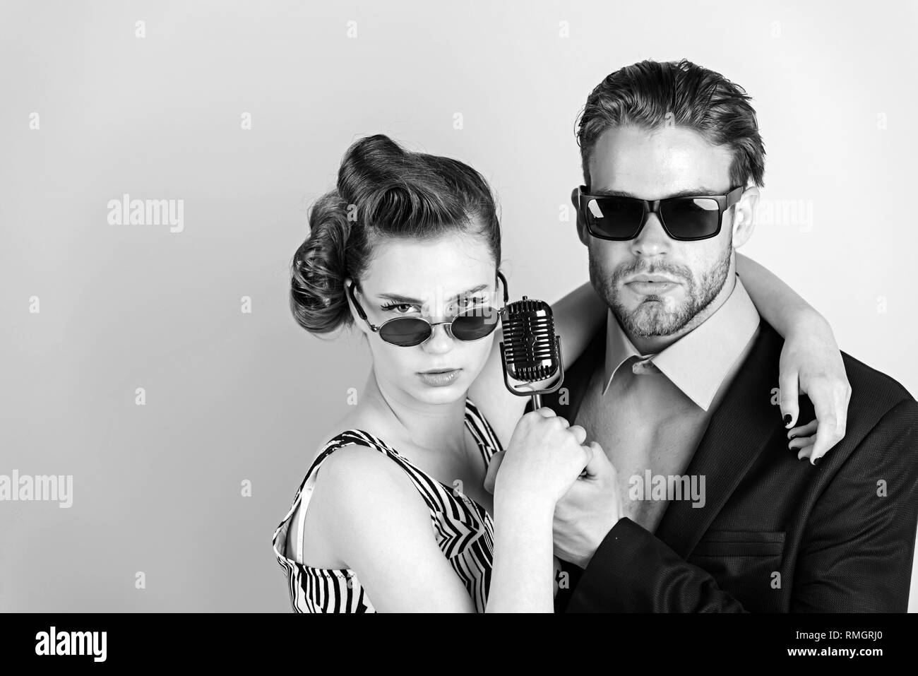 Pink Singer Black And White Stock Photos Images Alamy