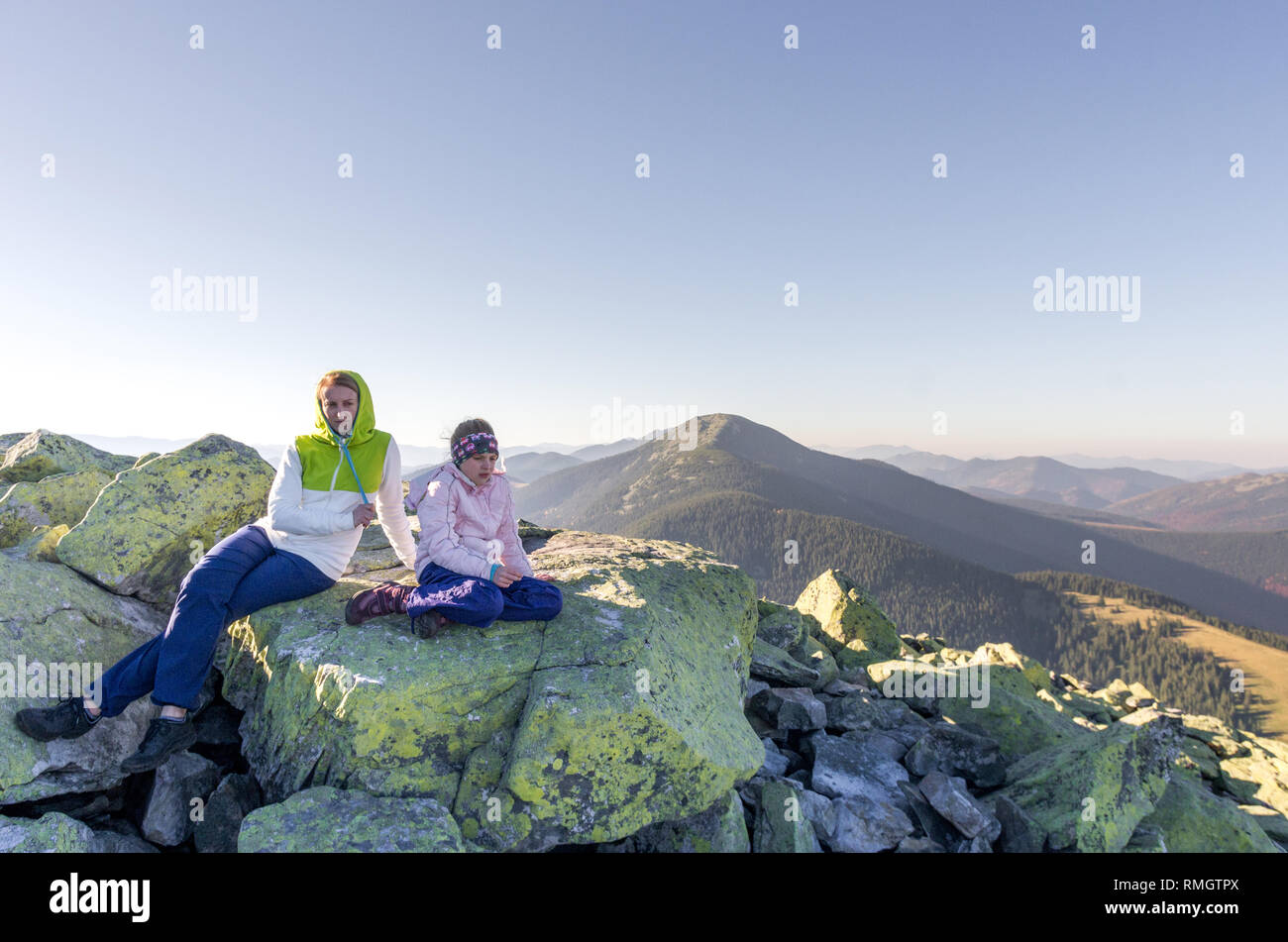mountain baby announcement