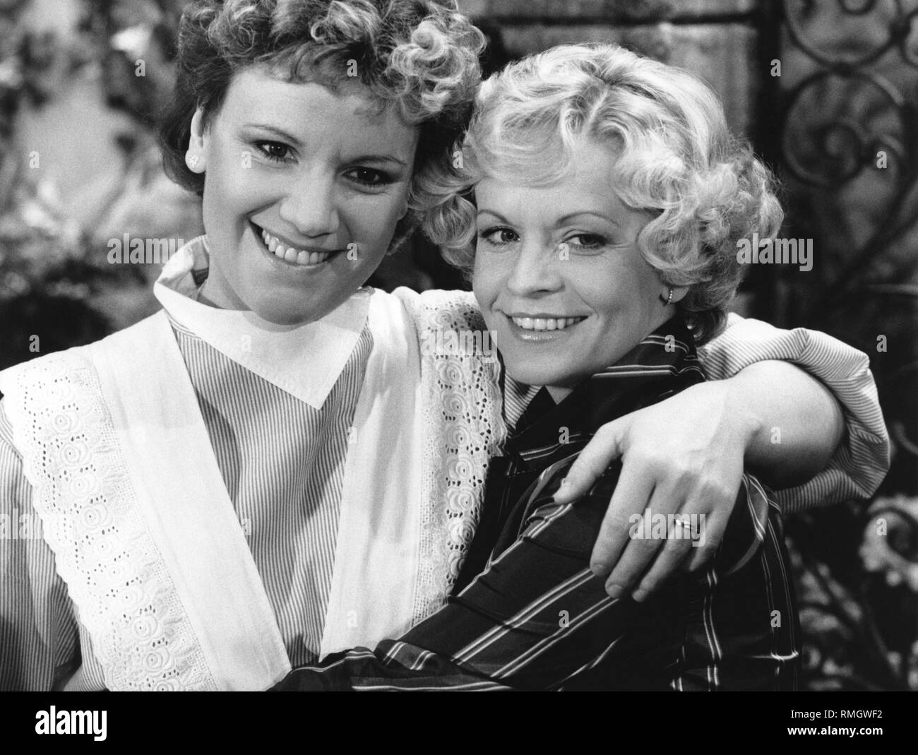 Actresses Mariele Millowitsch and Barbie Millowitsch-Steinhaus. Stock Photo