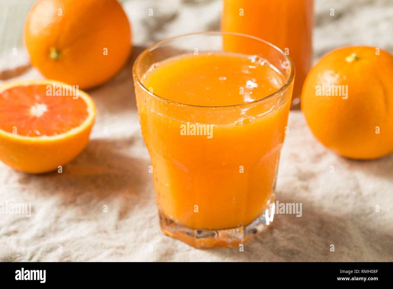 Raw Organic Caracara Orange Juice Ready to Drink Stock Photo Alamy
