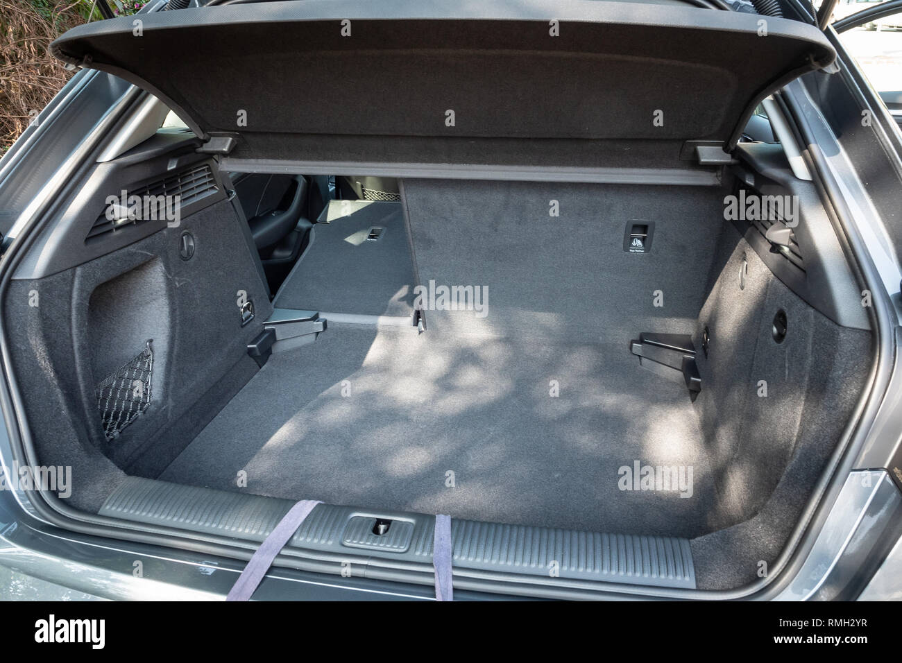 Hong Kong China Jan 23 2019 Audi A3 Sportback 2019 Trunk