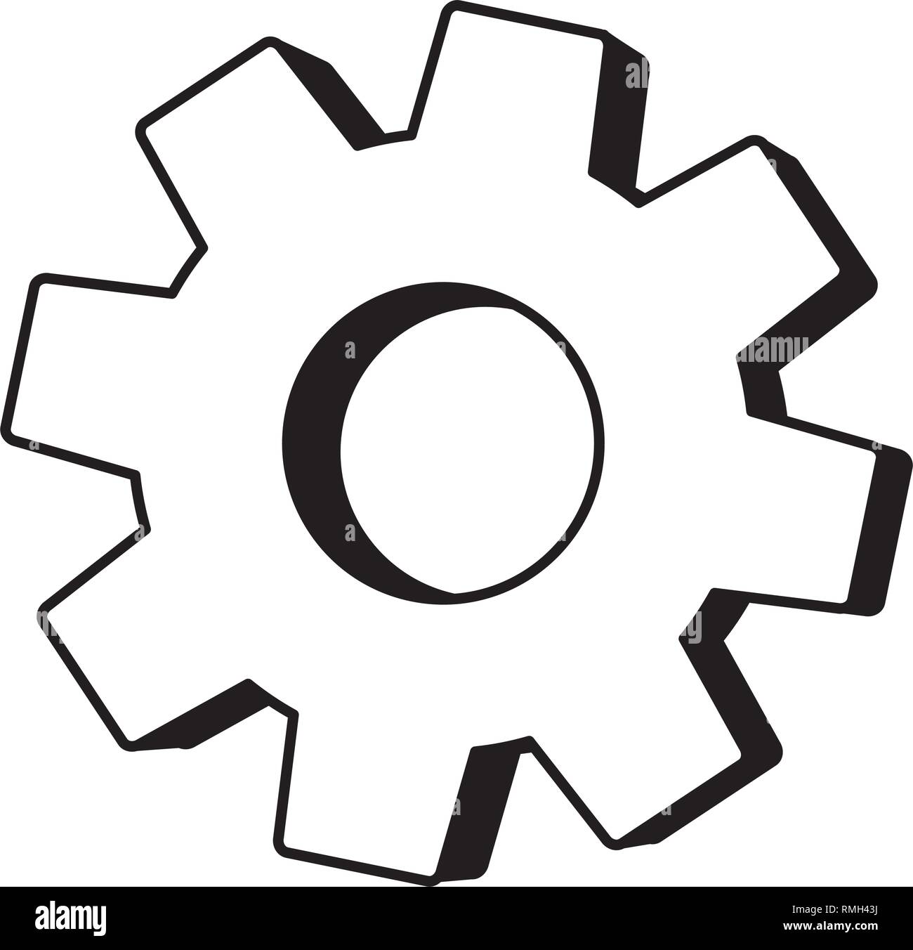 gear wheel cog Stock Vector Image & Art - Alamy